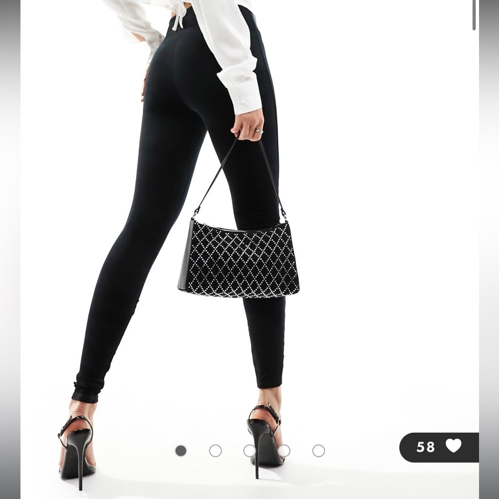Spanx velvet high waisted sculpting leggings in black, size small